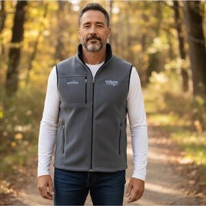 Deep Eddy Vodka X Eddie Bauer Fleece Vest Zipper Pockets Mens XL New With Tags